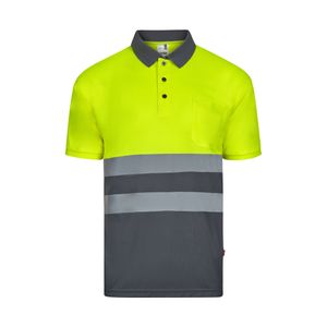 VL FORTUNA. Bird-eye pike (140g/m²) med korta ärmar, i polyester (100%), miniatyr 8