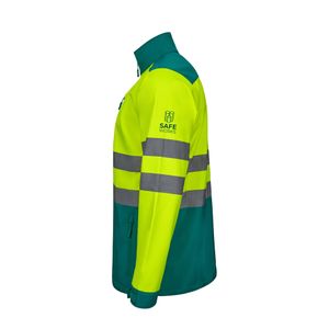 VL HESTIA. Tvåfärgad softshelljacka (280g/m²), i polyester (96%) och elastan (4%), miniatyr 3