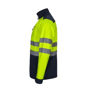 VL HESTIA LARGE. Tvåfärgad softshelljacka (280g/m²), med fleecefoder och TPU-membran, i polyester (96%) och elastan (4%), miniatyr 4