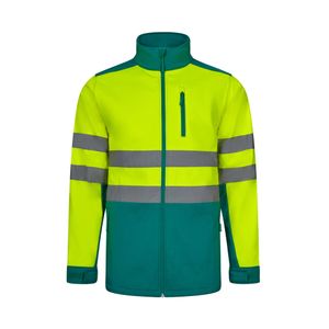 VL HESTIA LARGE. Tvåfärgad softshelljacka (280g/m²), med fleecefoder och TPU-membran, i polyester (96%) och elastan (4%), miniatyr 7