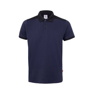 VL VELES. Tvåfärgad pikétröja i stretchig piké (200g/m²) med korta ärmar, i polyester (96%) och elastan (4%), miniatyr 5