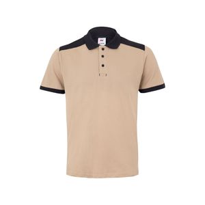 VL VELES. Tvåfärgad pikétröja i stretchig piké (200g/m²) med korta ärmar, i polyester (96%) och elastan (4%), miniatyr 6