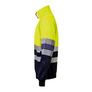 VL THOR LARGE. Tvåfärgad sweatshirt (300g/m²) i polyesterfleece (100%), miniatyr 5