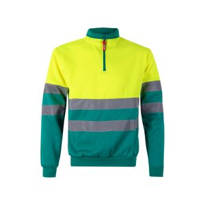 VL THOR LARGE. Tvåfärgad sweatshirt (300g/m²) i polyesterfleece (100%), miniatyr 7