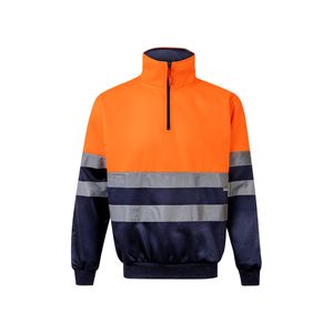 VL THOR LARGE. Tvåfärgad sweatshirt (300g/m²) i polyesterfleece (100%), miniatyr 6