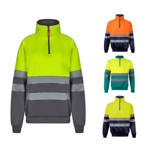 VL THOR LARGE. Tvåfärgad sweatshirt (300g/m²) i polyesterfleece (100%)