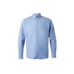 VL PRITHVI MAN. Herr Oxfordskjorta (180 g/m²) i bomull (50 %), polyester (45 %) och elastan (5 %), miniatyr 3