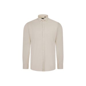 VL PRITHVI MAN. Herr Oxfordskjorta (180 g/m²) i bomull (50 %), polyester (45 %) och elastan (5 %), miniatyr 6