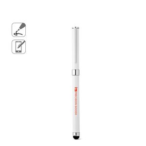 TOUCH. Rollerpenna i rostfritt stål med pekspets