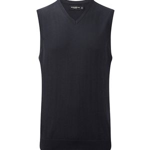 Adults´ V-Neck Sleeveless Knitted Pullover