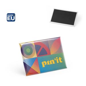 Button P'IN 15. Button P'IN 15. Magnetiskt rektangulärt emblem, miniatyr 1