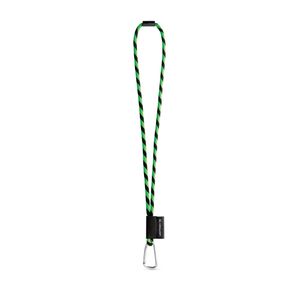 SET Lanyard TUBE Long (Ø 7 mm) med 55 mm D-formad karbinhake och Ø 7 mm säkerhetsspänne, miniatyr 8