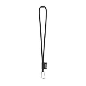 SET Lanyard TUBE Long (Ø 7 mm) med 55 mm D-formad karbinhake och Ø 7 mm säkerhetsspänne, miniatyr 1