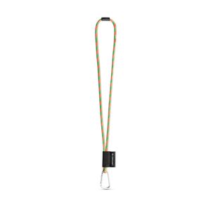 SET Lanyard TUBE Long (Ø 7 mm) med 55 mm D-formad karbinhake och Ø 7 mm säkerhetsspänne, miniatyr 8