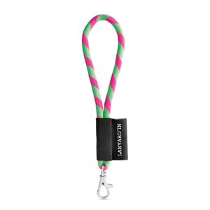 SET Lanyard TUBE Short (Ø 7 mm) med 9 mm karbinhake, miniatyr 9