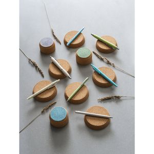 CAMILA. Vetstråfiber och ABS-kulpenna med klämma, miniatyr 4