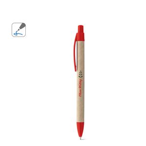 REMI. Kulspetspenna tillverkad av 100 % återvunnet papper med klämma, miniatyr 4