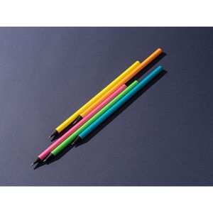 LUCIAN. Trä fluorescerande penna med hårdhetsgrad HB, miniatyr 5