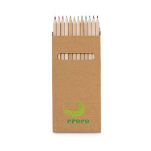 CROCO. Box med 12 färgkritor, miniatyr 2