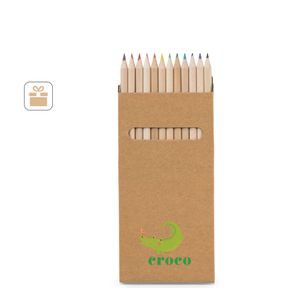 CROCO. Box med 12 färgkritor, miniatyr 4