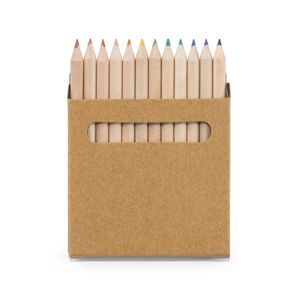 COLOURED. Box med 12 färgkritor, miniatyr 5