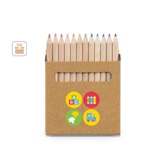 COLOURED. Box med 12 färgkritor, miniatyr 3
