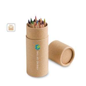 CYLINDER. Box med 12 färgkritor, miniatyr 4