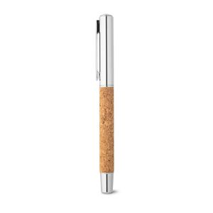 ANDREW. rollerball penna i rostfritt stål (90 % rSS) och kork med klämma, miniatyr 5