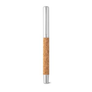 ANDREW. rollerball penna i rostfritt stål (90 % rSS) och kork med klämma, miniatyr 2