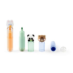 TROPICAL. Set med 3 pennor designade för barn i ABS, miniatyr 1