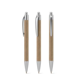 KYRA. Kulspetspenna tillverkad av 100 % återvunnet papper och detaljer i återvunnet ABS (100 % rABS), miniatyr 1