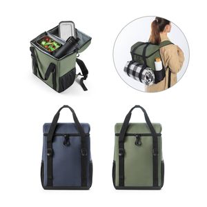 ROMA L. Kylväska som ryggsäck stoppad i återvunnen polyester 600D ripstop 16L, miniatyr 1