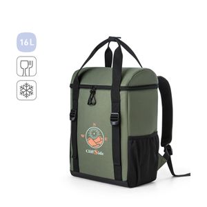 ROMA L. Kylväska som ryggsäck stoppad i återvunnen polyester 600D ripstop 16L, miniatyr 5