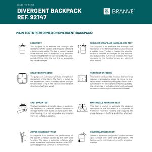 DIVERGENT BACKPACK II. Ryggsäck för laptop upp till 15.6'' i tyg och PU, miniatyr 4