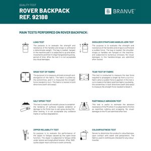 ROVER BACKPACK II. Ryggsäck i tyg och PU, miniatyr 3