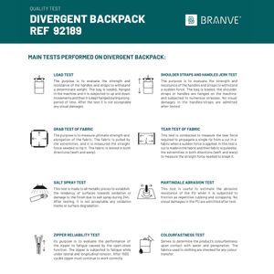 DIVERGENT BACKPACK I. Laptopryggsäck upp till 15.6'' i denim och PU, miniatyr 3