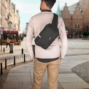 DELFOS. Ryggsäck i 300D medåtervunnen polyester och 600D medåtervunnen polyester med enkelrem och foder av 210D återvunnet polyester, miniatyr 4