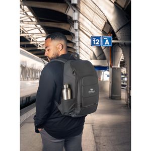 TOULON. Anteckningsblock-ryggsäck gjord av 600D återvunnen polyester med hög densitet med en vattentät finish 16", miniatyr 4