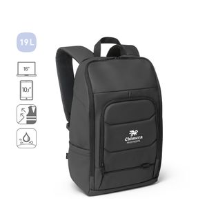 TOULON. Anteckningsblock-ryggsäck gjord av 600D återvunnen polyester med hög densitet med en vattentät finish 16", miniatyr 5