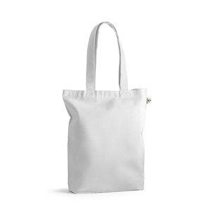 MERIDA. Väska (220 g/ m²) i bomull (50%), återvunnen bomull (30%) och polyester (20% rPET), miniatyr 10