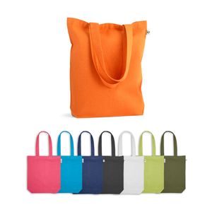 MERIDA. Väska (220 g/ m²) i bomull (50%), återvunnen bomull (30%) och polyester (20% rPET), miniatyr 1