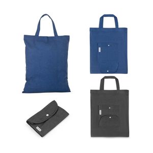 SIENA. Hopvikbar påse i bomull (50%), återvunnen bomull (30%) och polyester (20% rPET) (140 g/m²), miniatyr 1