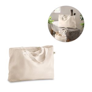 PARMA. Väska i bomull (50%), återvunnen bomull (30%) och polyester (20% rPET) (280 g/ m²), miniatyr 1