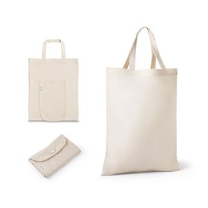 BEIRUT. Hopvikbar påse i bomull (50%), återvunnen bomull (30%) och polyester (20% rPET) (140 g/m²), miniatyr 1