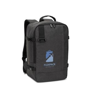 CIES. Ryggsäck som uppfyller flygbolagens måttkrav, tillverkad av högdensitetsåtervunnen 600D-polyester, miniatyr 3