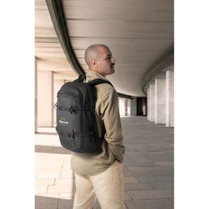 KAMPALA. Laptopryggsäck i 900D, återvunnen polyester med hög densitet, med vattenavvisande beläggning och foder av 210D återvunnen polyester 17'3", miniatyr 4