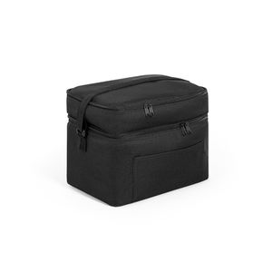 CANCUN LARGE. Kylväska i 600D, återvunnen polyester, med justerbar vävband 14 L, miniatyr 8