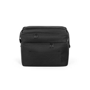 CANCUN LARGE. Kylväska i 600D, återvunnen polyester, med justerbar vävband 14 L, miniatyr 2
