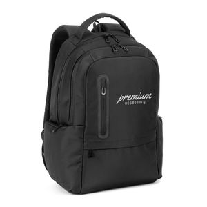 BOSTON SOLID. Laptopryggsäck (17 tum) i 150D nylon med 2 vadderade fack, miniatyr 3