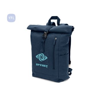SAINT. Roll-top-ryggsäck i återvunnen bomull och återvunnen polyester (380 g/m²), miniatyr 4